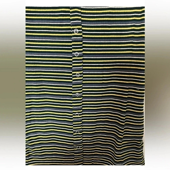 *Final Price* Olivaceous Striped Tube Top - Size Medium NWT Multi-Color Lined - Picture 2 of 4